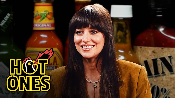 Dakota Johnson Is Not Okay While Eating Spicy Wings | Hot Ones