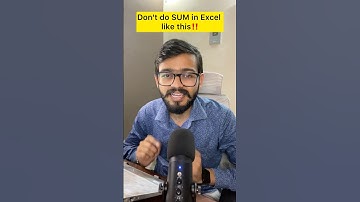 Advanced Sum in Excel🚀Learn Excel Tricks and Tips #excel #exceltips #exceltutorial #shorts