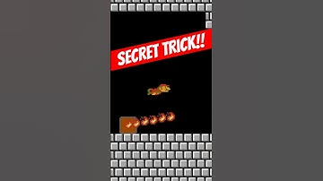 Ultimate World 1-4 SPEEDRUN trick in Super Mario Bros. (NES)!!