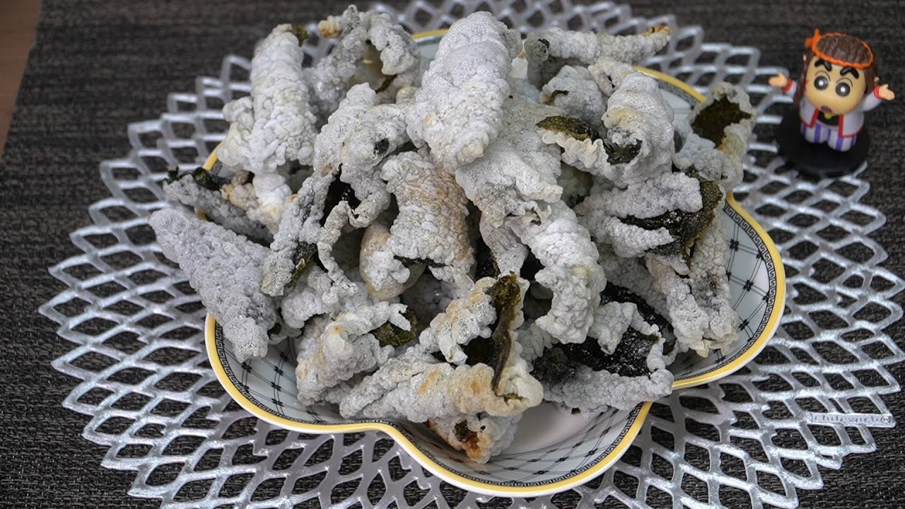 라이스페이퍼김부각 Korean seaweed chips YouTube