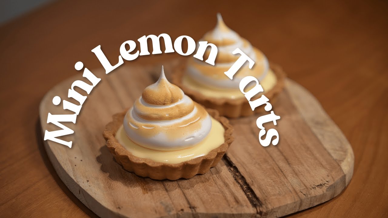 Mini Lemon Tarts with Italian Meringue | Easy Bakery-Style Dessert Recipe