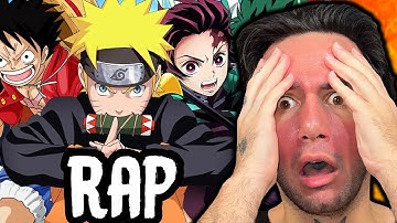 Rapper Reacts to ANIME RAP for THE FIRST TIME !! (RUSTAGE - SHONEN JUMP CYPHER)