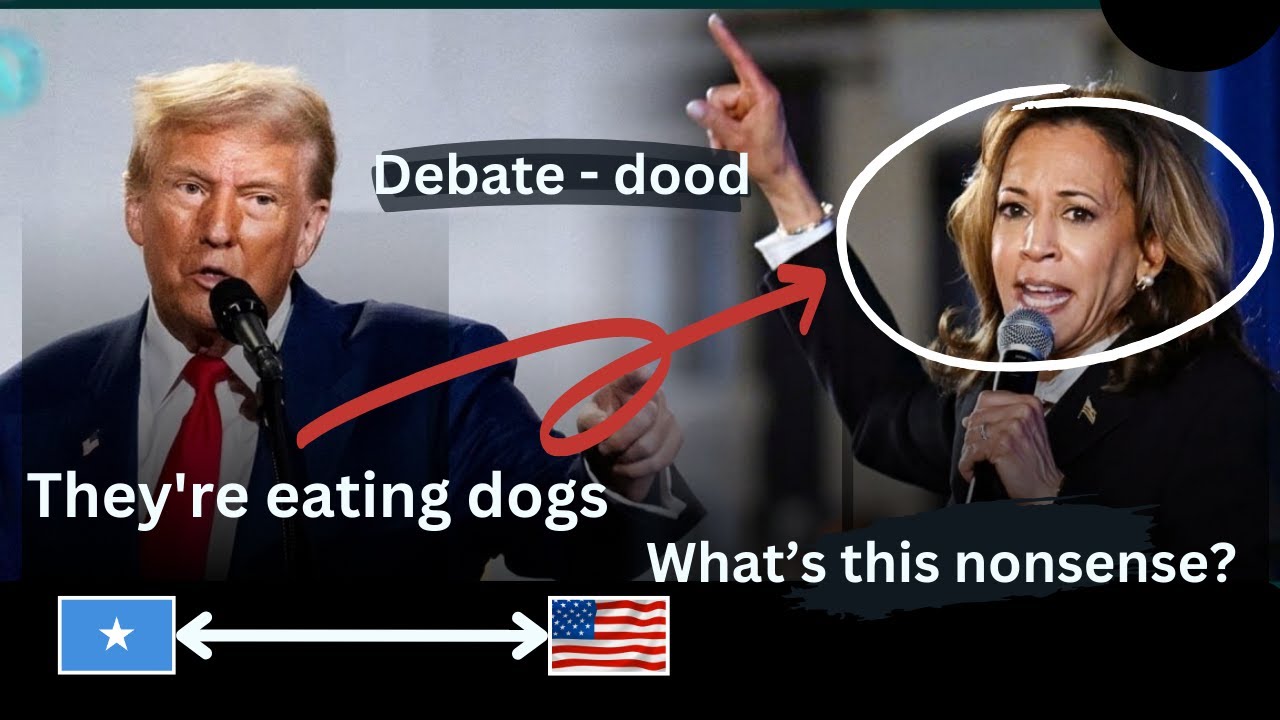 ENGLISH TO SOMALI REAL DEBATE - TRUMP VS KAMALA HARRIS