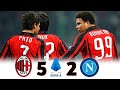 Ac milan 5  2 napoli the day ronaldo phenomenon patoricardo kaka destroyed napoli