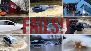 MEGA Fail Compilation!! || Vehicles vs Floods || UK Flooding Throughout Winter 2024