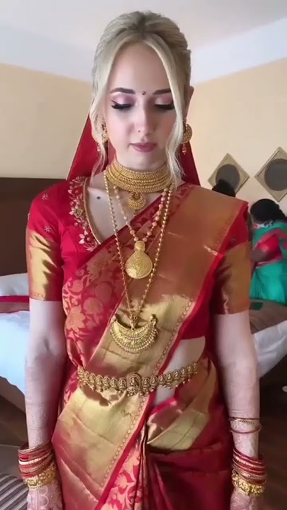 Beautiful Russian Girl In Indian Dress / Indian Man Marriage Russian Girl 😍❤️ #trending #viral #fact