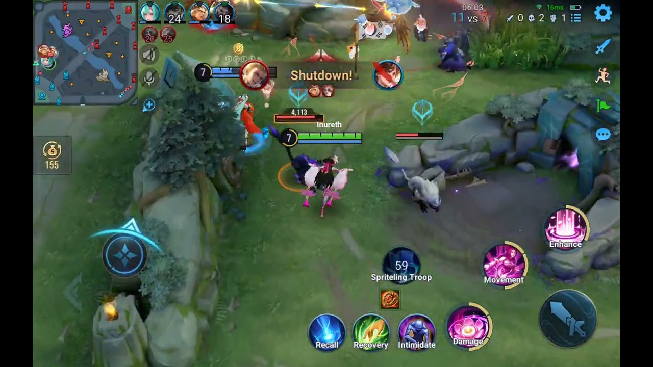 Lotus Dancer Susah dipegang