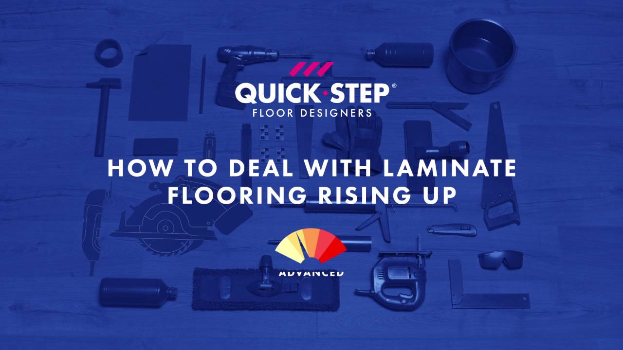 How To Deal With A Rising Laminate Floor Tutorial By Quick Step