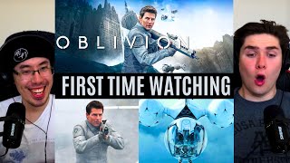 REACTING to *Oblivion* CRIMINALLY UNDERRATED!! (First Time Watching) Sci-fi Movies