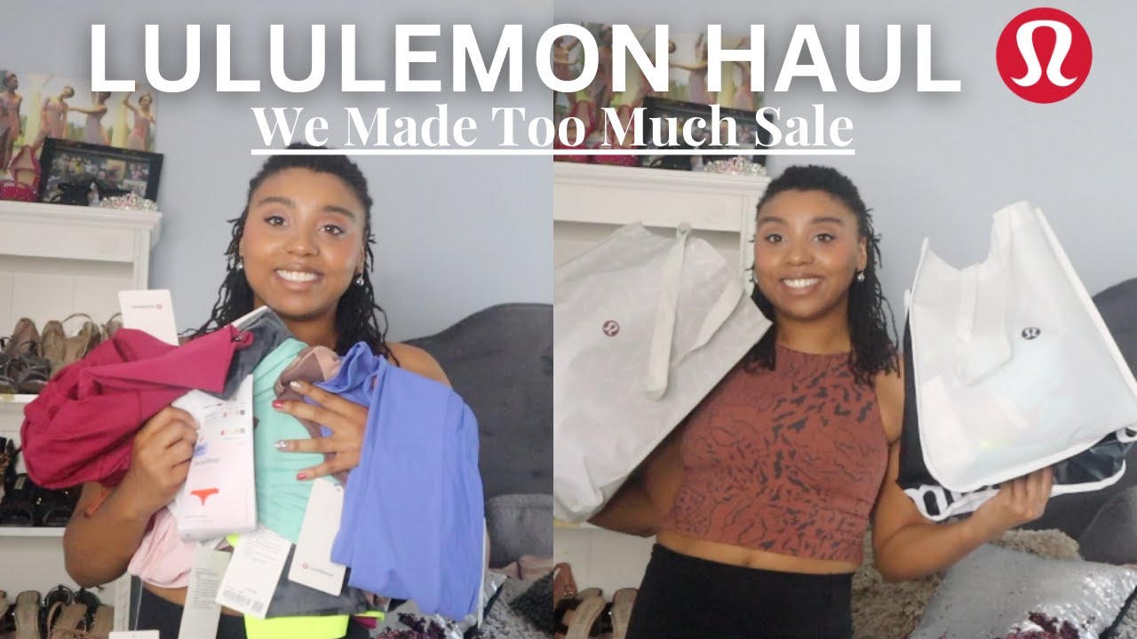 We Made Too Much Lululemon Haul  *Sale Items* Over $500 Worth of Clothing  