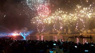 Jakarta New year&#39;s Fireworks 2018 at Ancol