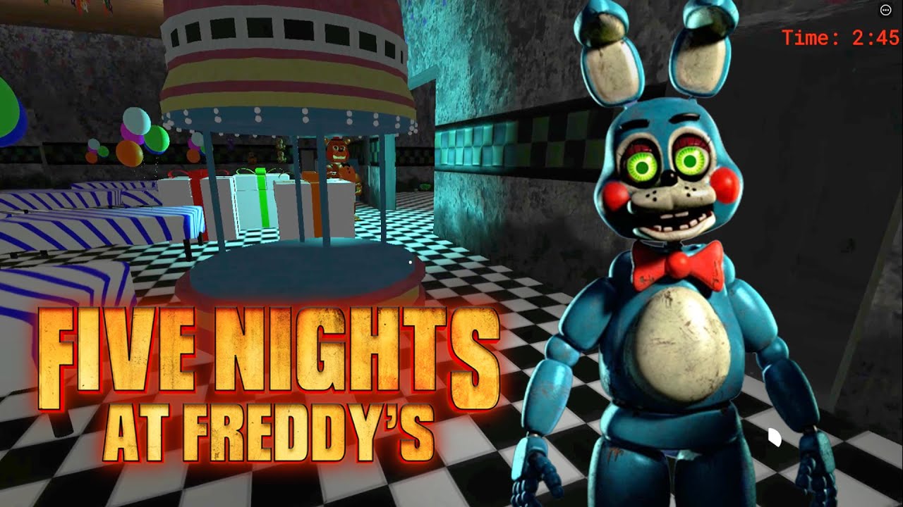 all of us try to beat Five Nights At Freddy's 2 Doom at Roblox 