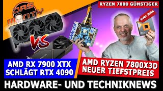 AMD Ryzen 7800X3D Tiefstpreis | RX 7900XTX schlägt RTX 4090 | Nintendo Gameboy wird 35 | News
