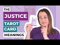 Justice tarot card meanings
