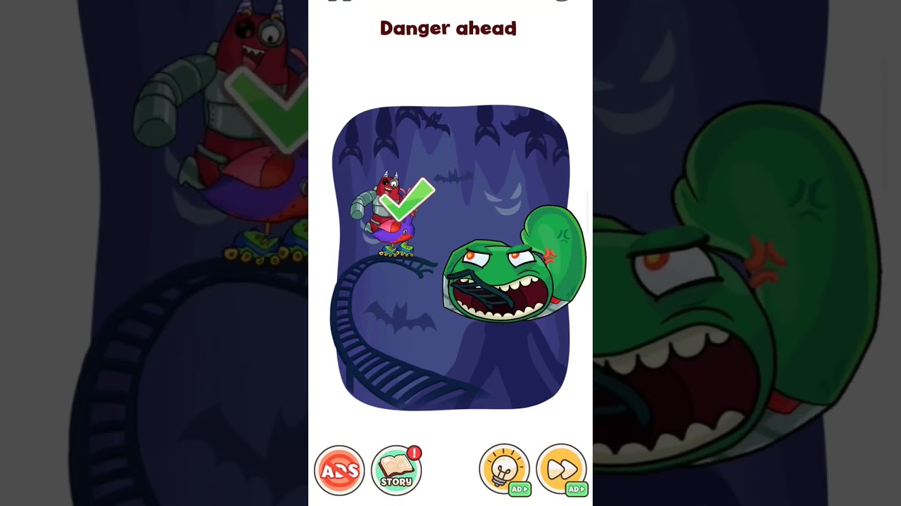 DOP Ban: Delete One Part - Danger Ahead - Ban Erase Game Solution