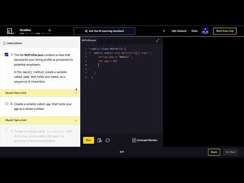 CodeCademy Intro to Java Review Session 2