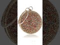 Buy Online - Women&#39;s Rhinestone Crystal Clutch Purse Ring Handle Handbag for Wedding Party #shorts