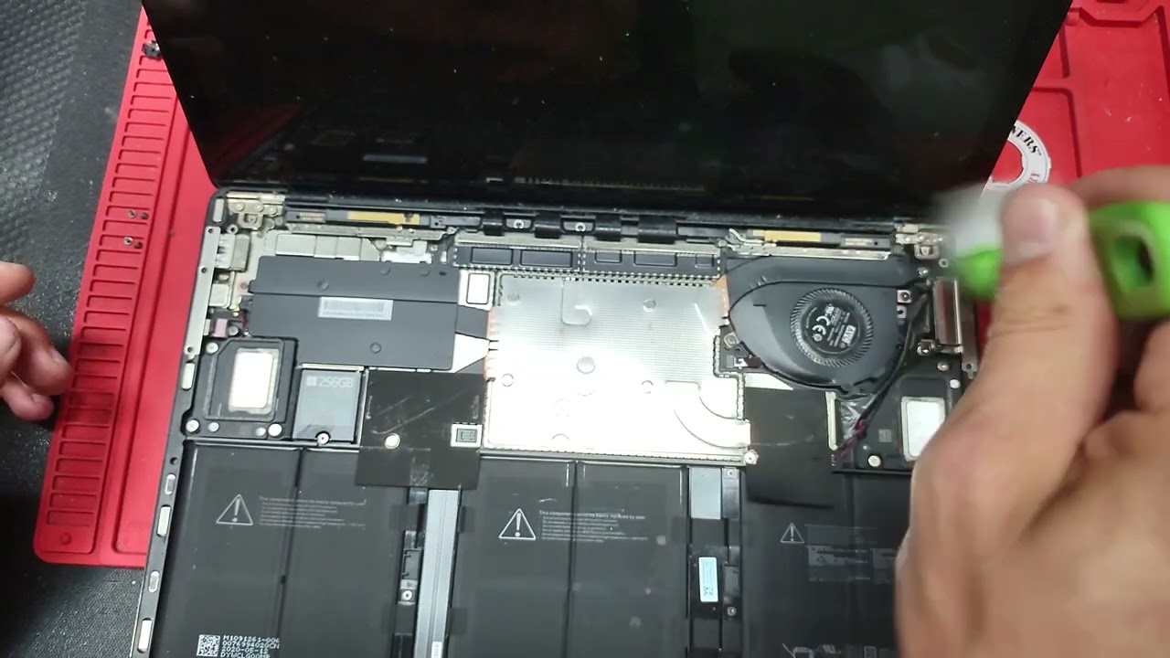 Microsoft Surface laptop model 1868 keyboard replacement - YouTube