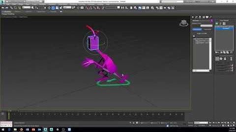 3ds Max 2016 Cat Animation Layers