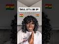 What is Chale, let's link up? #ghana #community #ghanaians #ghanaiansabroad #chale