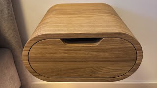 How I Built a Floating Nightstand From Oak!