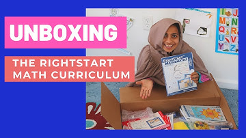 Unboxing our RightStart Math Curriculum | Math Curriculum for my 1st grader