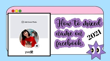 How to mixed name on facebook 2021.|| RPW EDITING HUB