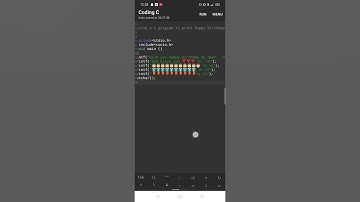 C language me print to wish you happy birthday 🎂