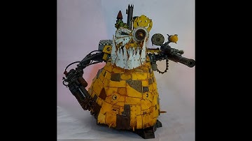 Build diary Games Workshop Ork Stompa with Forge World head - Part 3