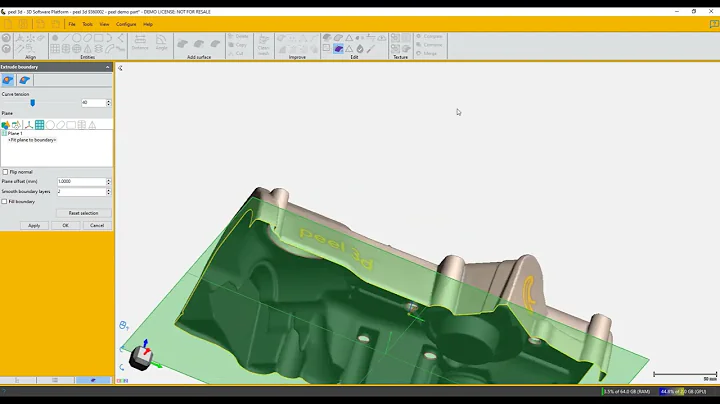 peel 3d™ Training Video | Extrude boundary