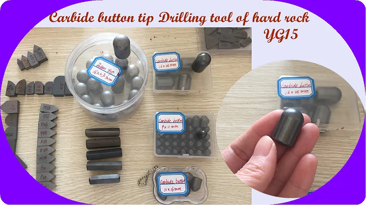 carbide button tip drilling tool YG15#carbidetools