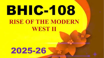 IGNOU BHIC-108 Solved Assignment English Medium 2025-26 For July 2025 and January 2026 Session