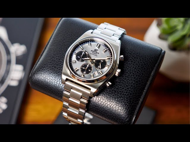 Casio Edifice Chrono Panda EFB730D-7AV - Strapcode Metabind II