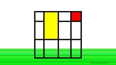 Mondrian plant climbing frame design utilizing Generative Art created with Matlab