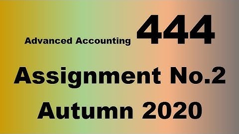 AIOU Code 444 Solved Assignment No.2 Autumn 2020
