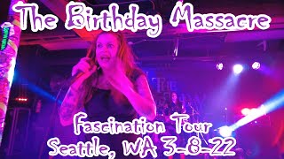 The Birthday Massacre- Fascination Tour Seattle, WA March 8, 2022 LIVE!