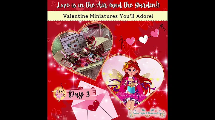 Teelie's Fairy Garden |Day 3~Love is in the Air (and the Garden): Valentine Miniatures You Will Love