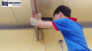 Lắp camera 3MP tại cửa hàng VLXD Anh Dũng tại  Cần Đước - Long An ( Bật chế độ 1080P)