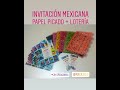 Invitación 18 años Mexicana Papel Picado y loteria con Silhouette Cameo 3