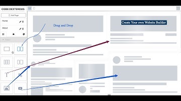 #1 - Create a simple drag and drop web-page builder in React - Grapes JS - No Code
