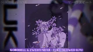 Kordhell & ZWE1HVNDXR - Fuku (Slowed 0.7X) Resimi