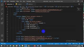 Responsive Web Design || jQuery Plugin || Part - 8 || Animated headline rotator