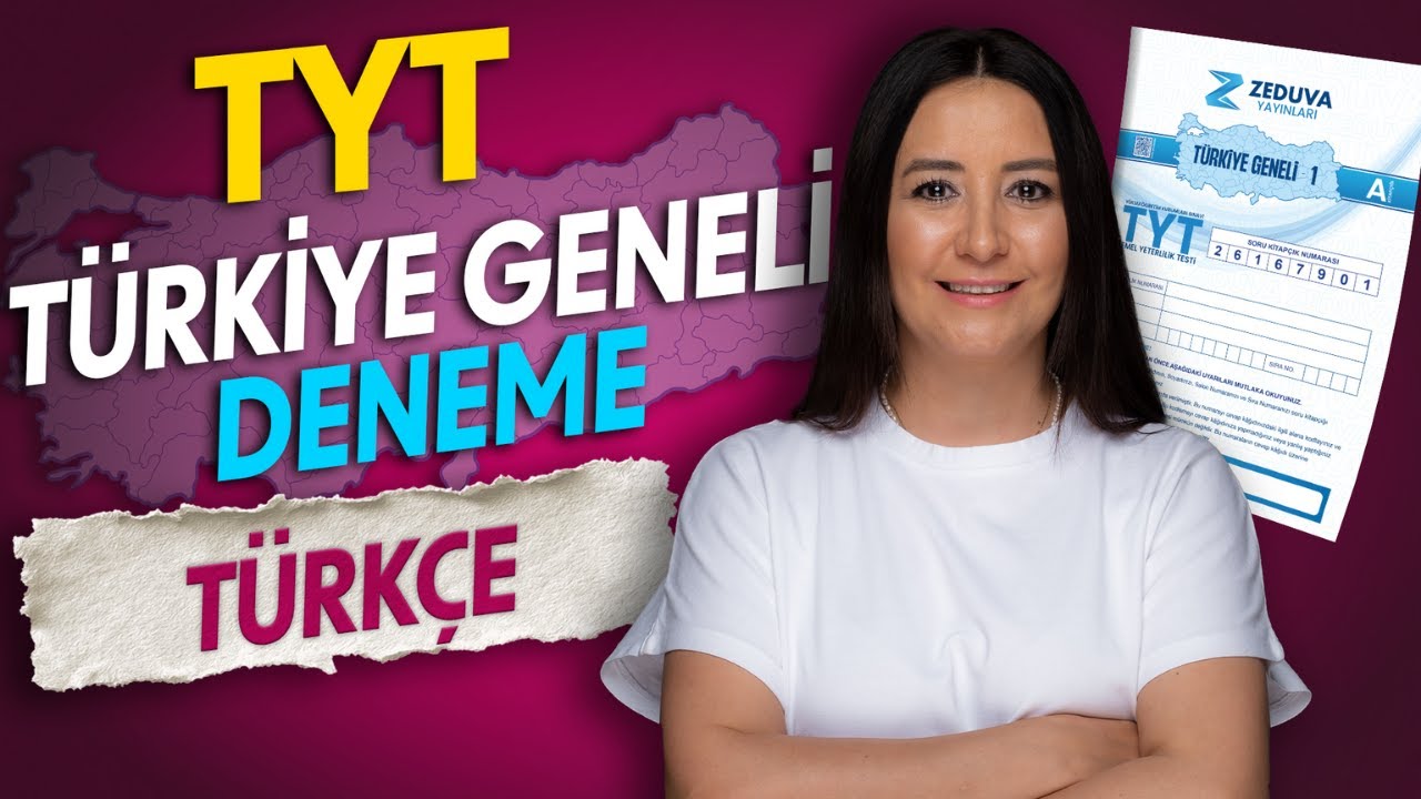 TYT Türkiye Geneli Türkçe Deneme Sınavı Çözümleri  | Zeduva Yayınları