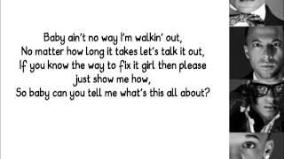 JLS- Talk It Out, with lyrics