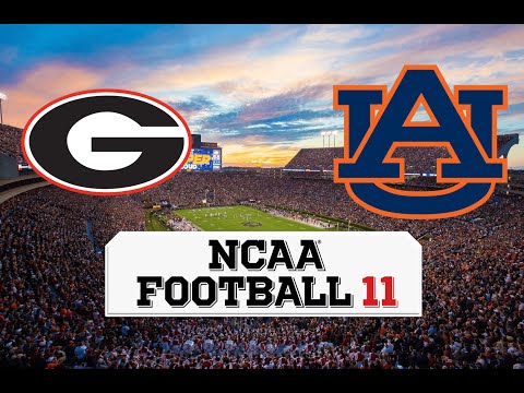 NCAA Football 11 Georgia Bulldogs vs. Auburn Tigers