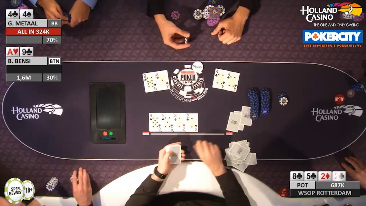 Flipje fataal voor Govert Metaal! - YouTube PokerCity