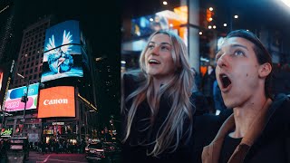 I MADE IT ON A BILLBOARD IN TIMES SQUARE