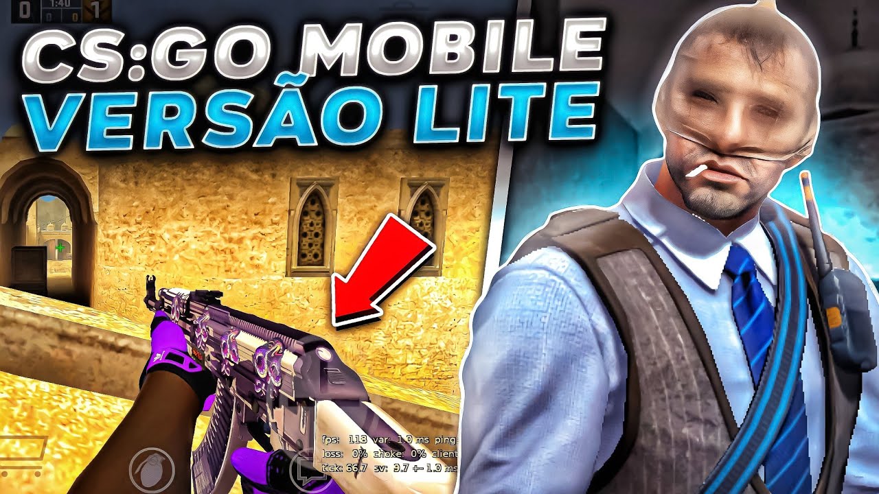 CS:GO LITE Para ANDROID Com MODO ONLINE *Servidor BR* - YouTube