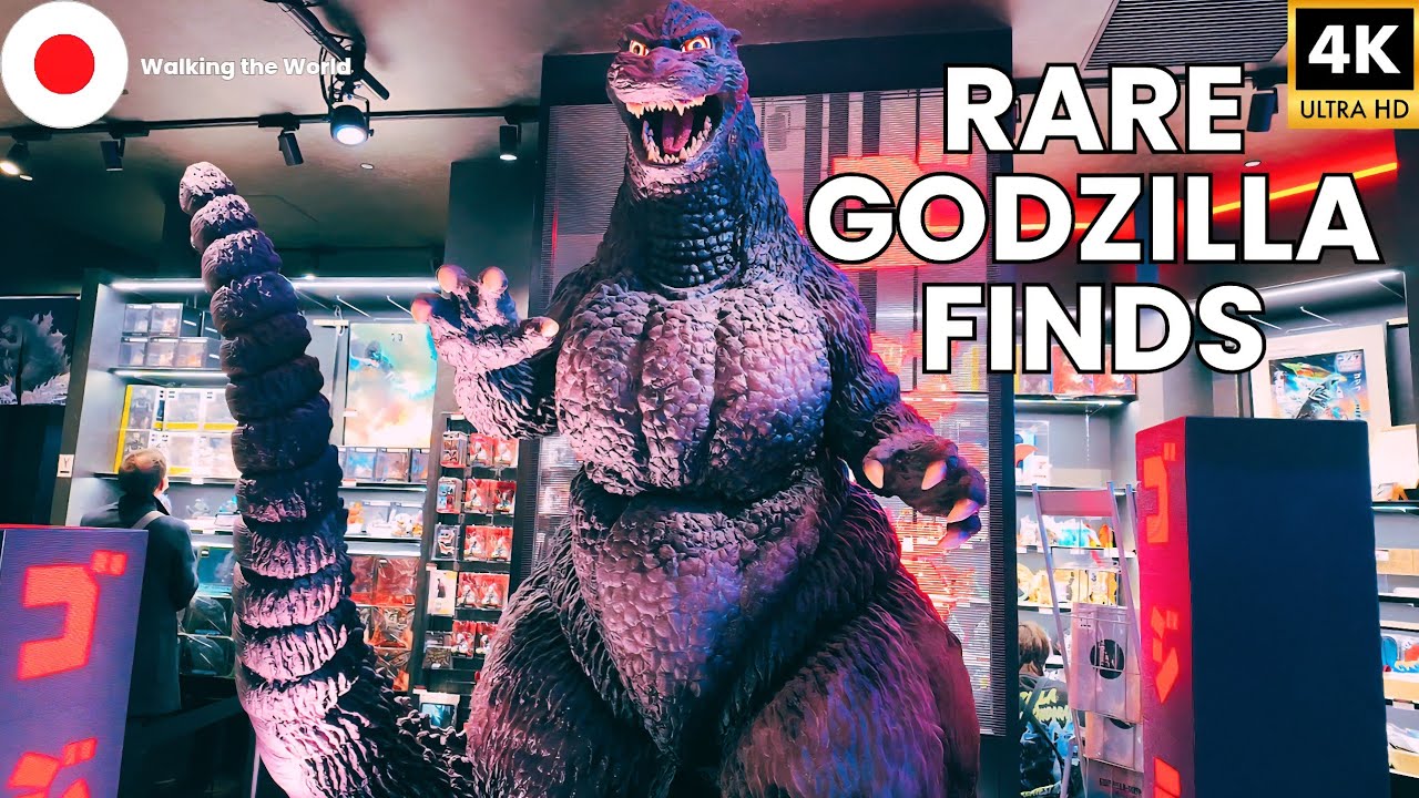 Ultimate Godzilla Store Walkthrough in Shibuya Tokyo 🇯🇵 | Japan-Only Figures & Merch [4K]