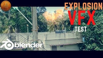 Explosion VFX Test | Breakdown | Blender | Arjun Krishna | Rahul Krishna | Krishna Bros